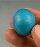 Ball of blue clay